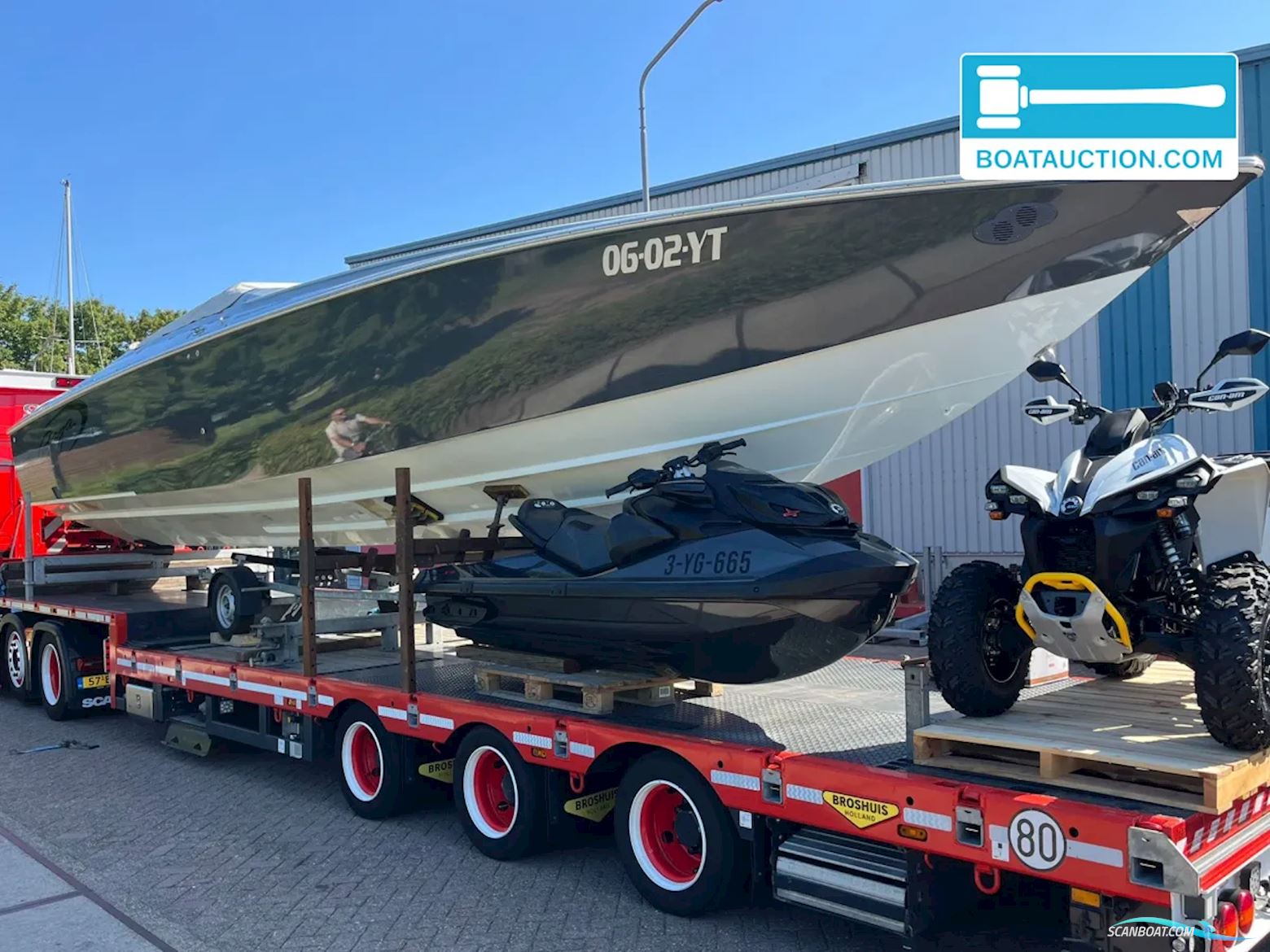 Baja 40 Outlaw Motorbåd 2005, med Mercruiser motor, Spanien