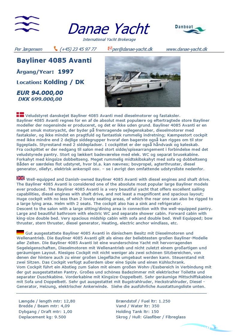 Bayliner 4085 Avanti