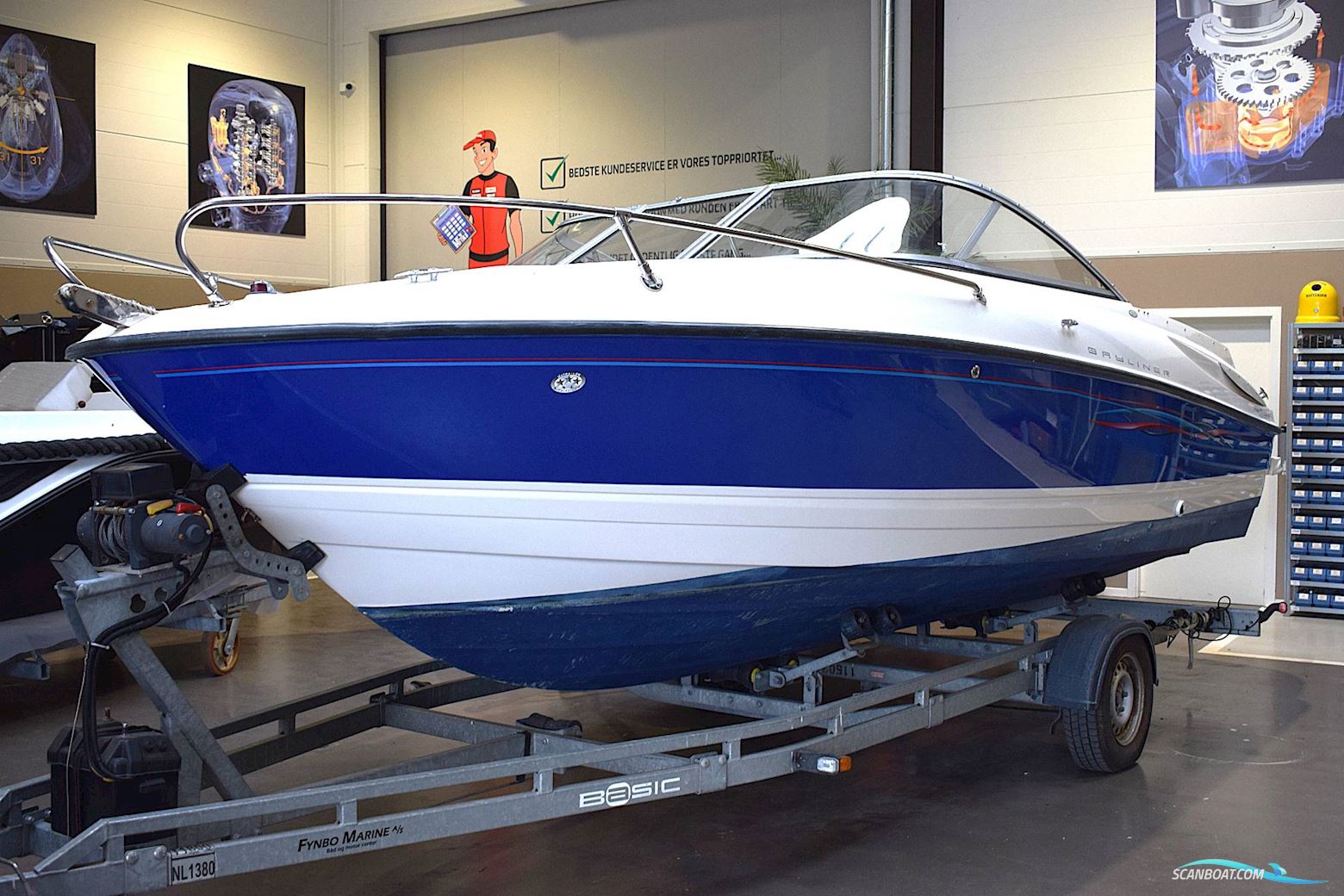 Bayliner Capri 212 - Mercruiser 4,3 Mpi/Udstyr Motorbåd 2006, med Mercruiser 4,3 Mpi motor, Danmark