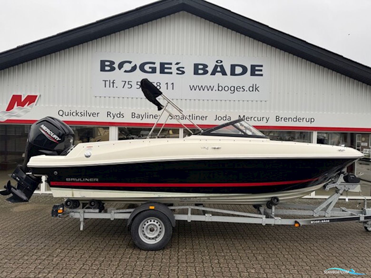 Bayliner VR4 Bowrider med 115 hk Mercury 2,1L XL CT Motorbåd 2020, med Mercury motor, Danmark