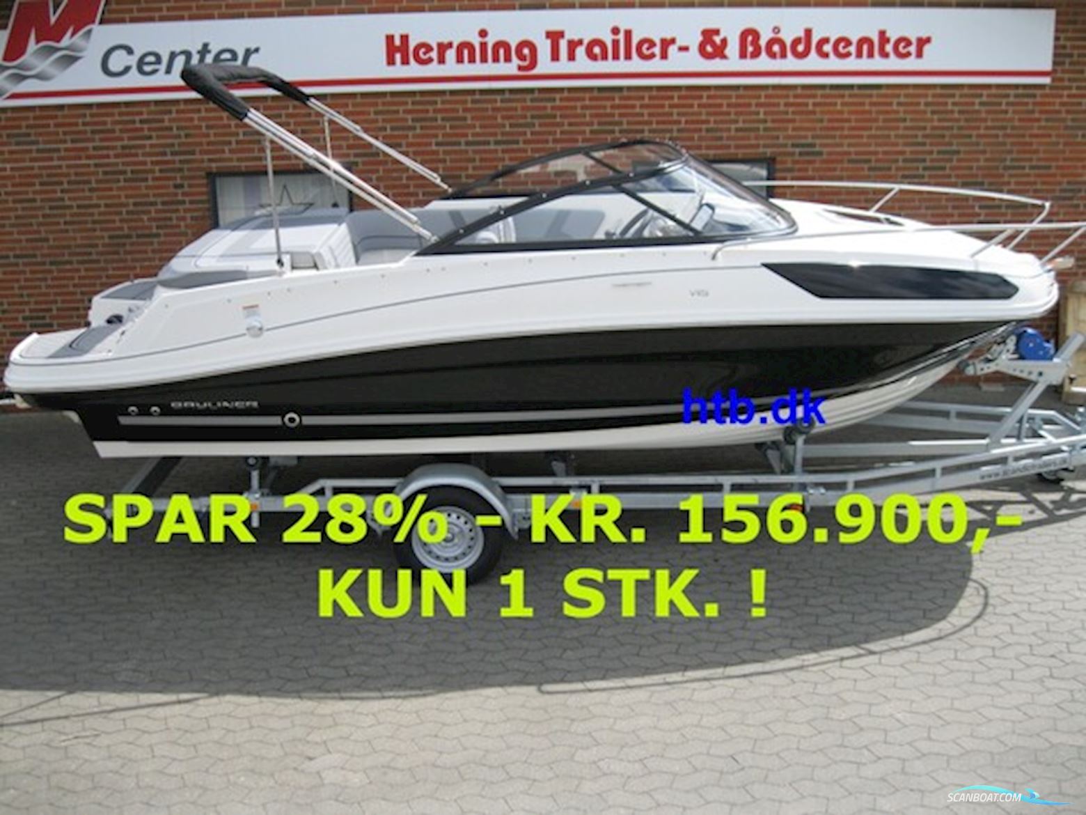 Bayliner VR5 OB Cuddy m/Mercury F150 hk Xlds Racing, Hvid - Ugens Prisbasker ! Motorbåd 2025, Danmark