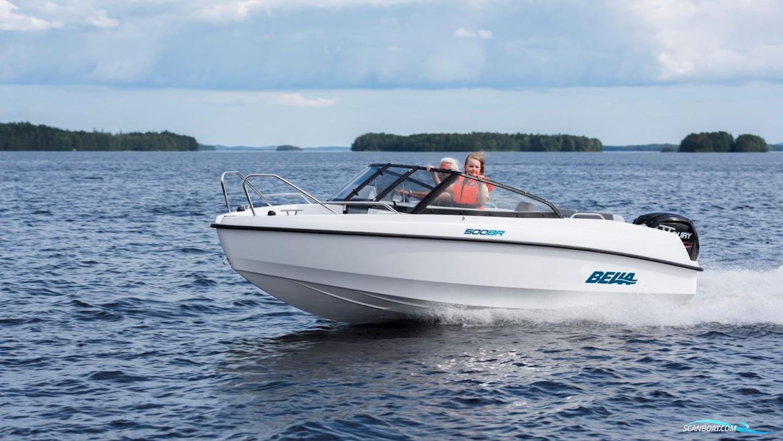 BELLA 500 BR Motorbåd 2022, med Mercury motor, Sverige