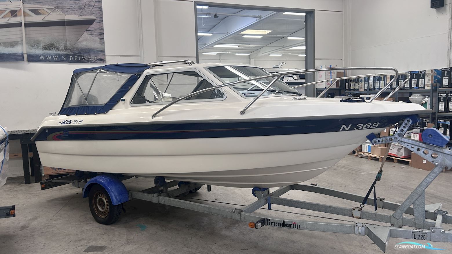 Bella 561 HT Motorbåd 2008, med Mercury 60 hk 4-Takt motor, Danmark