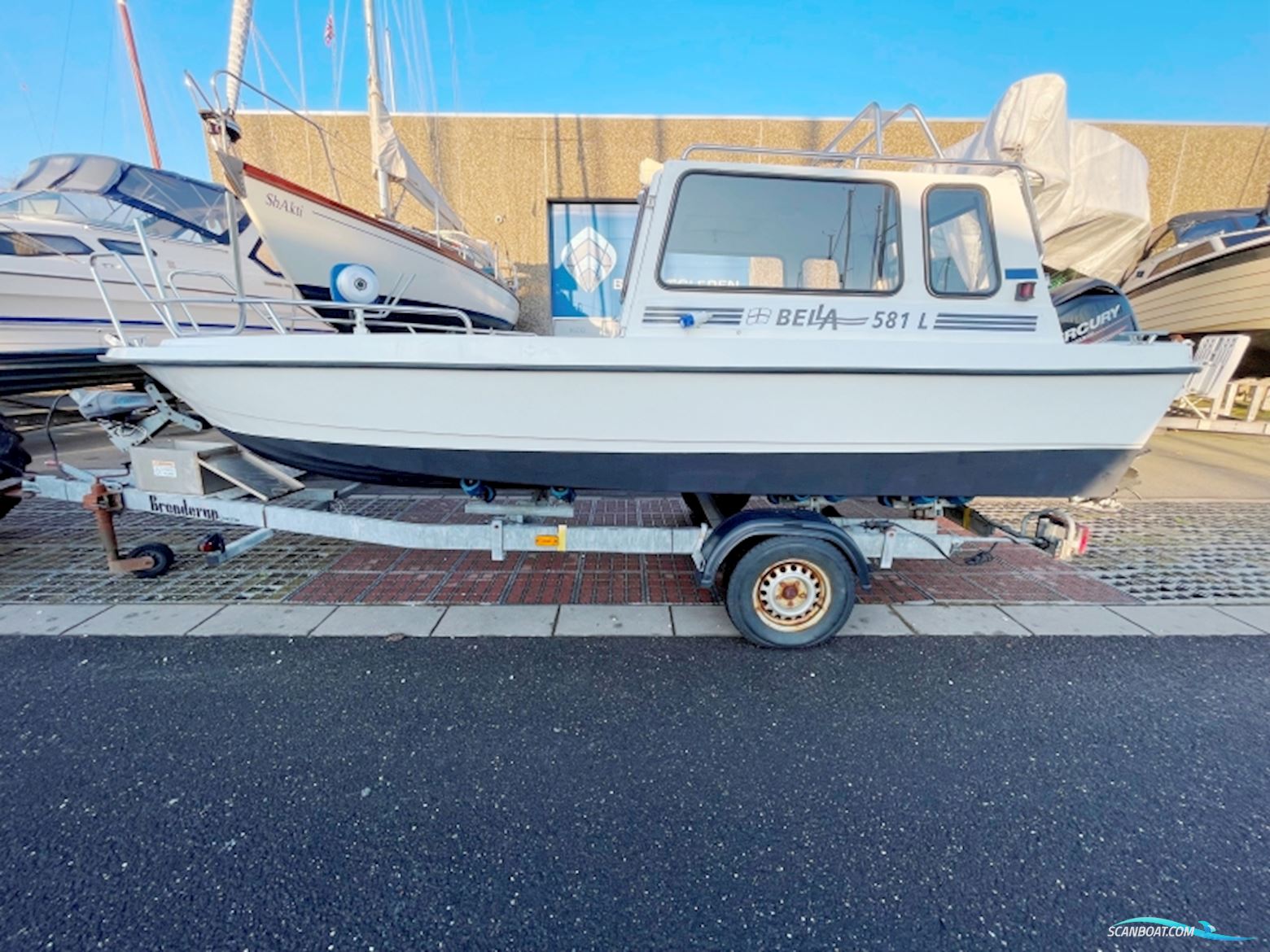 Bella 581 L Kabinebåd Motorbåd 1995, med Mercury motor, Danmark