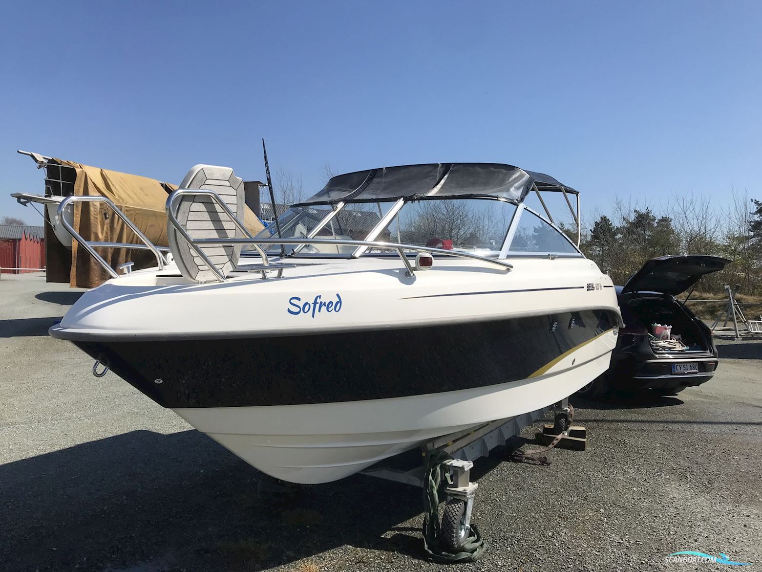 Bella 600 DC Motorbåd 2013, med Mercruiser 3,0 motor, Danmark