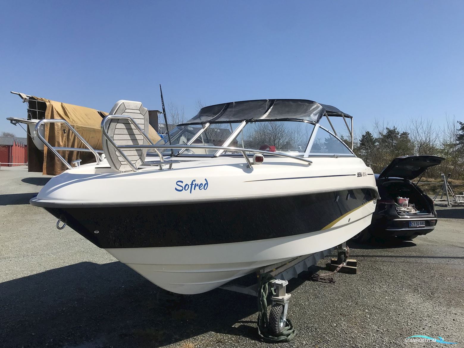Bella 600 DC Motorbåd 2013, med Mercruiser 3,0 motor, Danmark