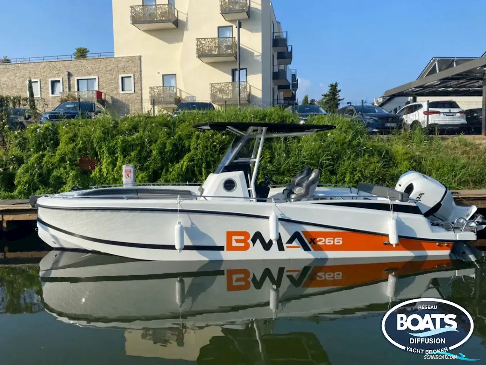 Bma X266 Motorbåd 2022, med Honda motor, Frankrig