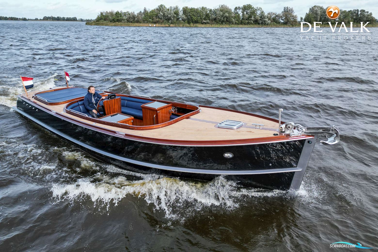 Brandaris Barkas 1100 Pur Sang Motorbåd 2010, med Yanmar motor, Holland
