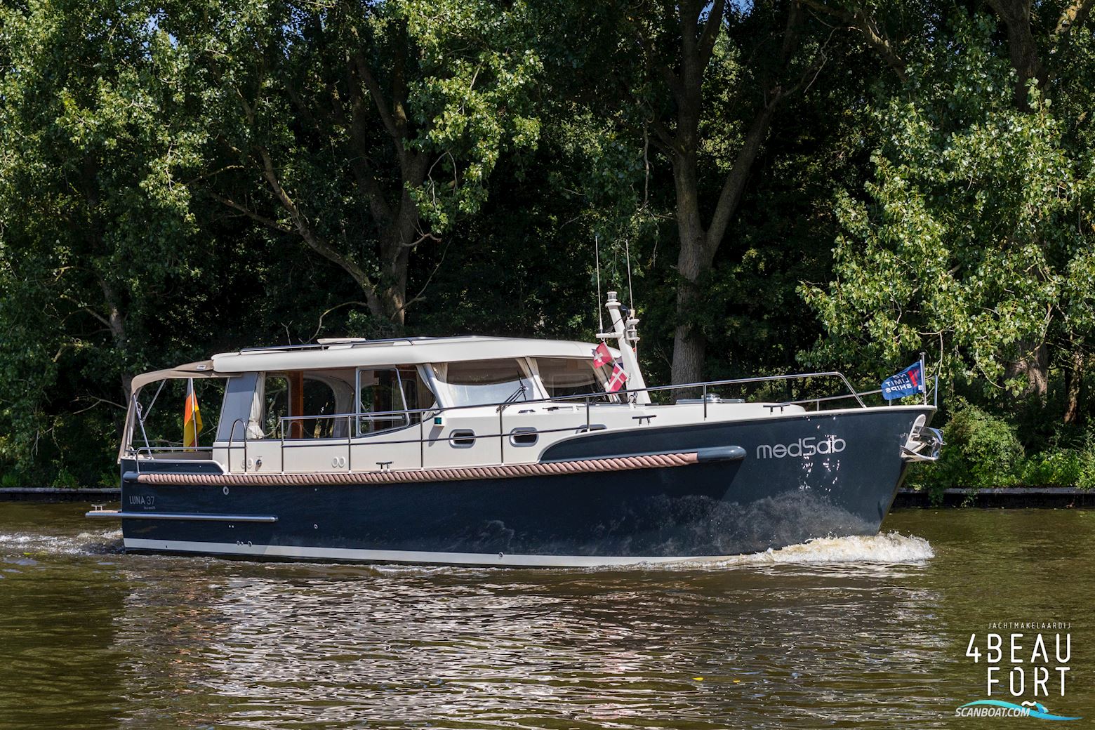 Brandsma Luna 37 Motorbåd 2017, med Yanmar 4JH110 motor, Holland