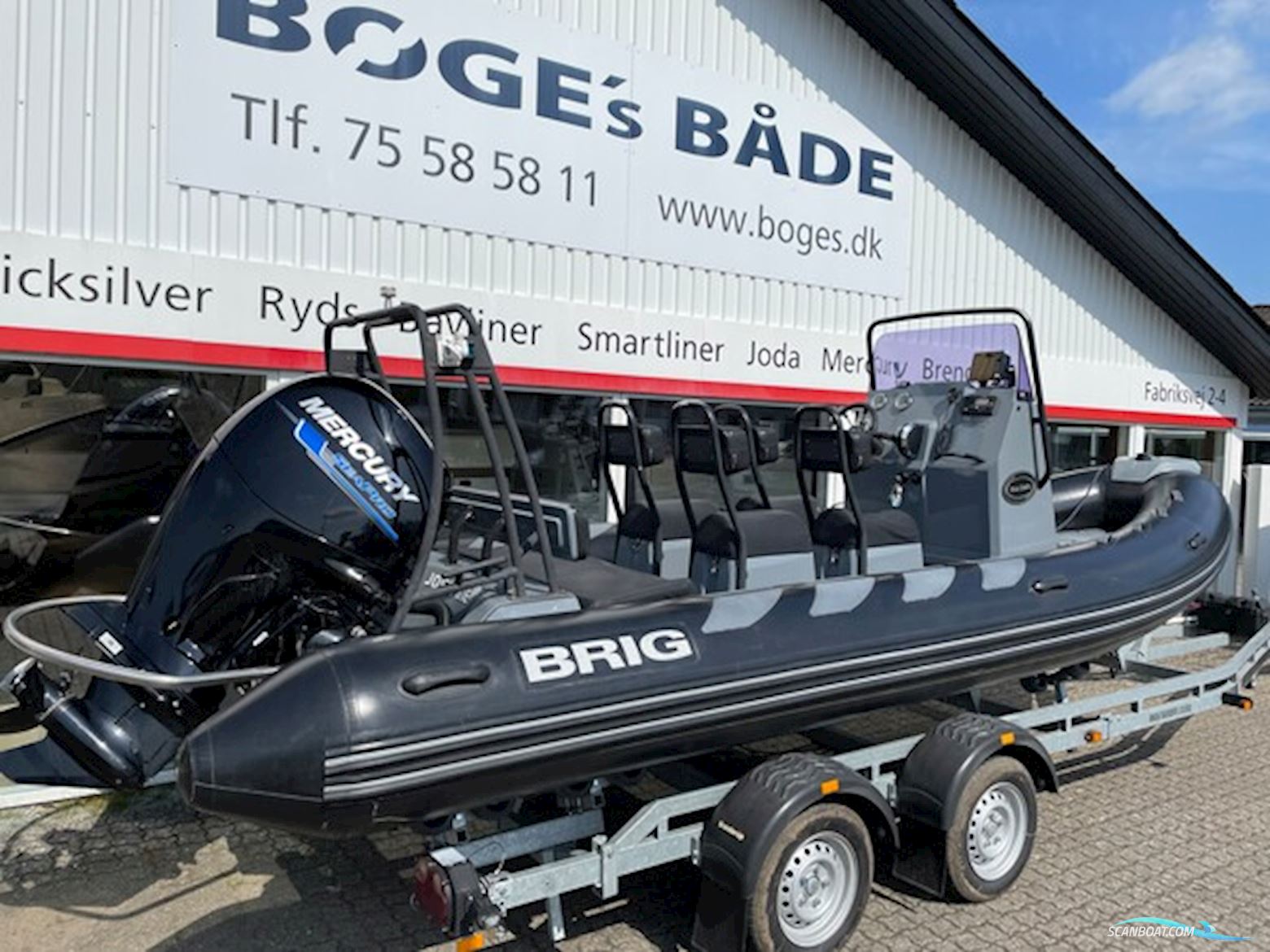 BRIG 610 Navigator Hypalon RIB med F150 Mercury-EFI SeaPro 3,0L.