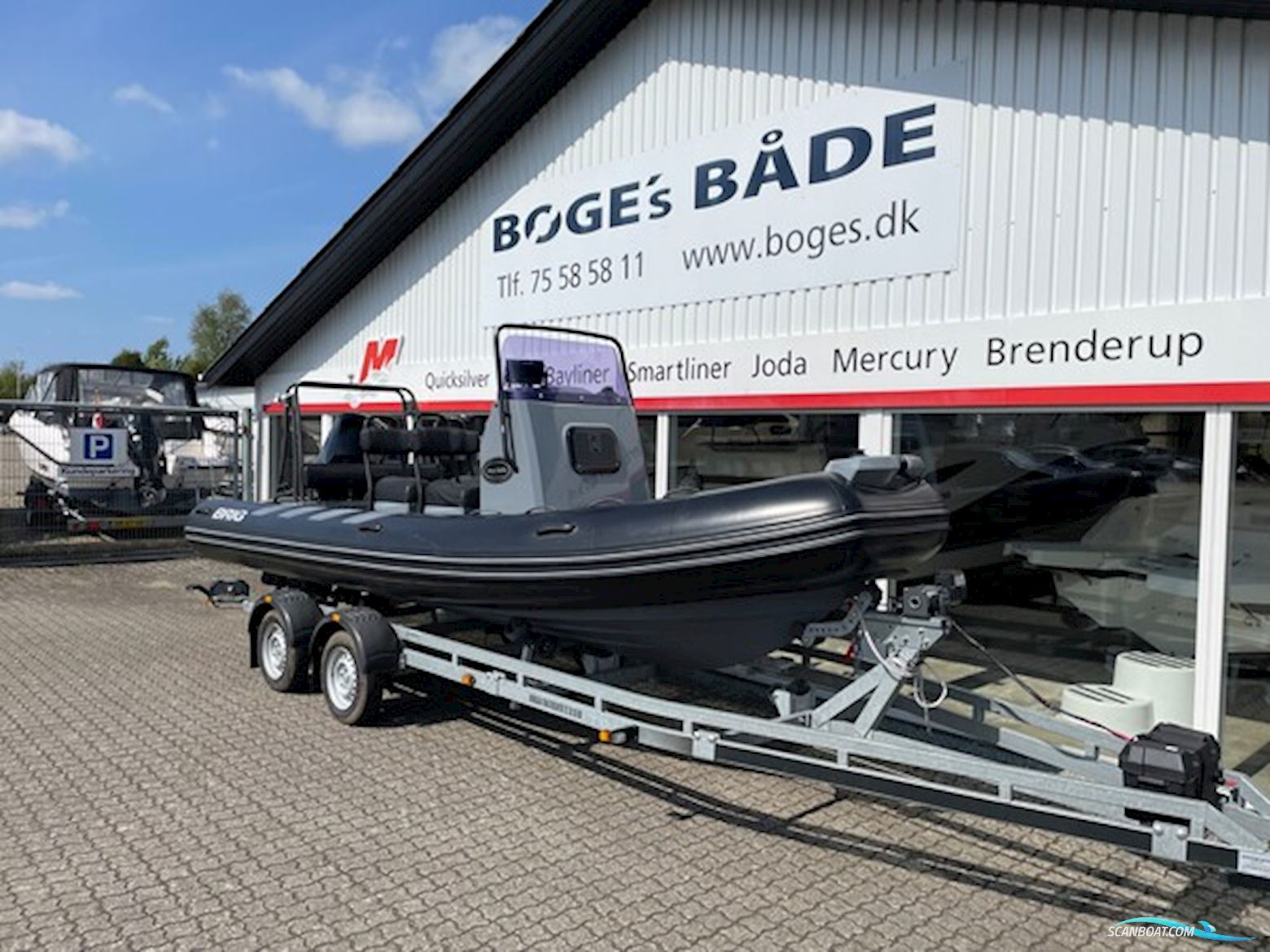 BRIG 610 Navigator Hypalon RIB med F150 Mercury-EFI SeaPro 3,0L.