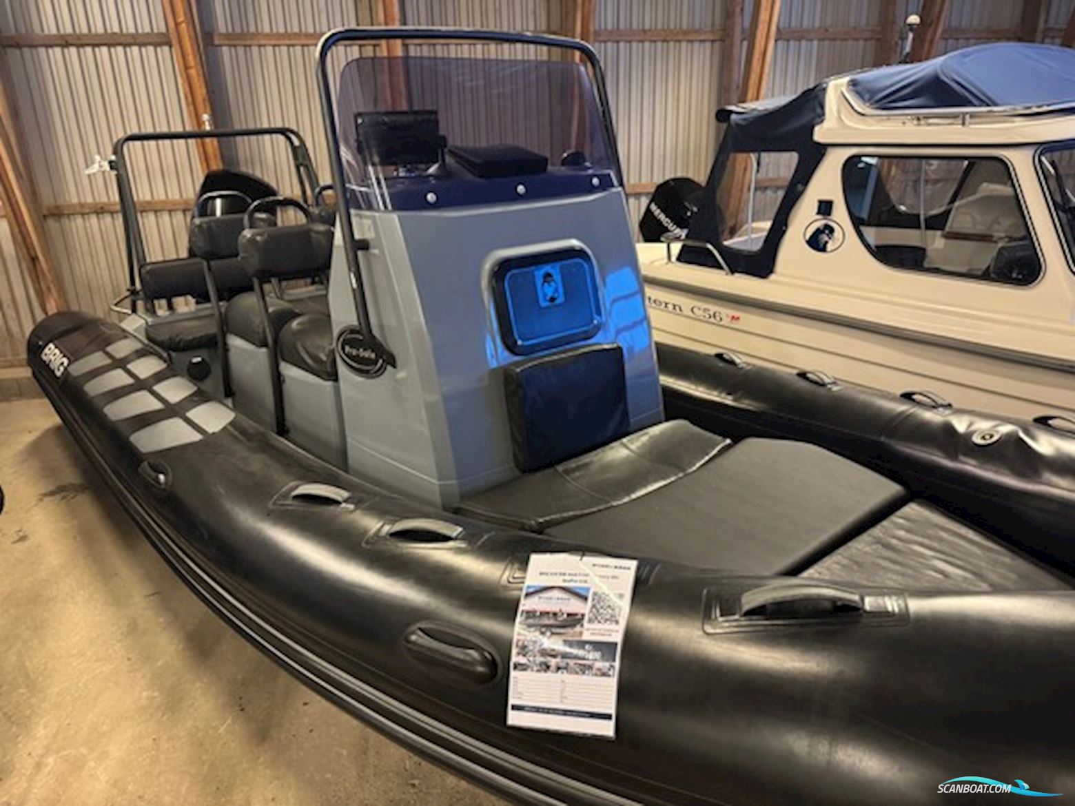 BRIG 610 Navigator Hypalon RIB med F150 Mercury-EFI SeaPro 3,0L.