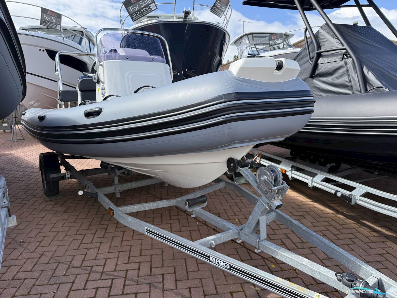 BRIG RIBs Navigator 520 Motorbåd 2019, med Suzuki DF90ATL motor, England