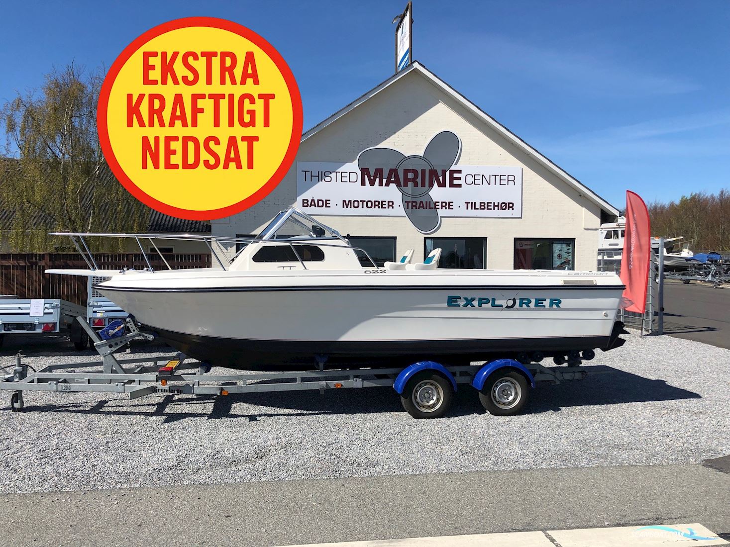 Campion Explorer 622 WA Motorbåd 1996, med Mercruiser motor, Danmark
