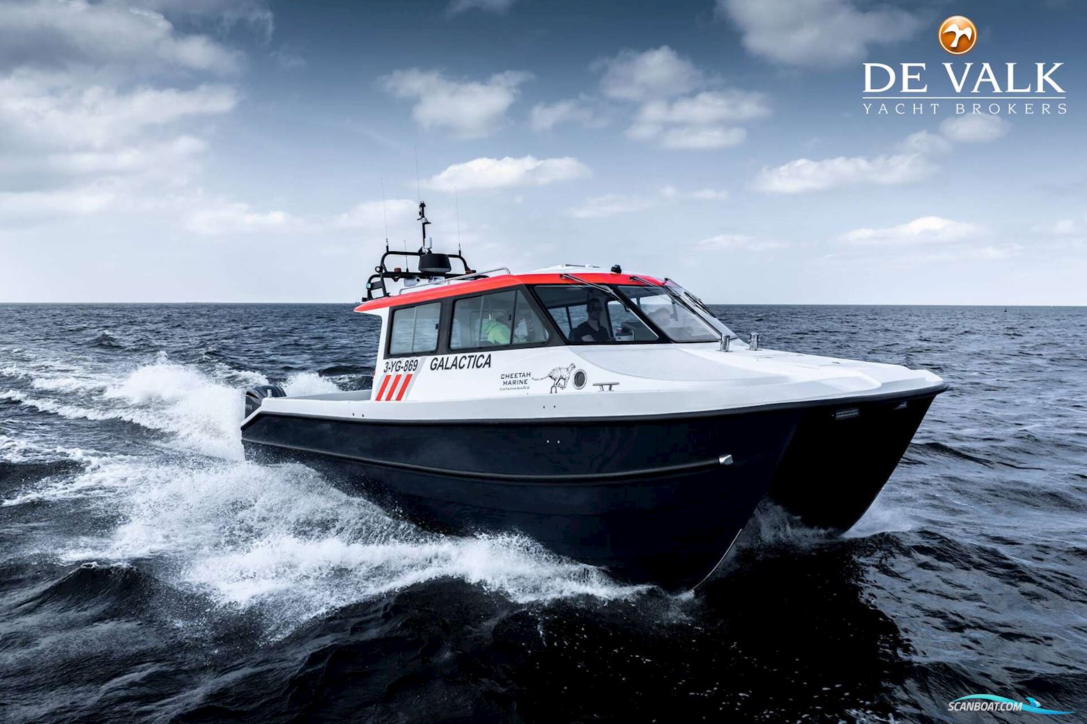 Cheetah Catamaran 10.20 Motorbåd 2023, med Yamaha motor, Holland