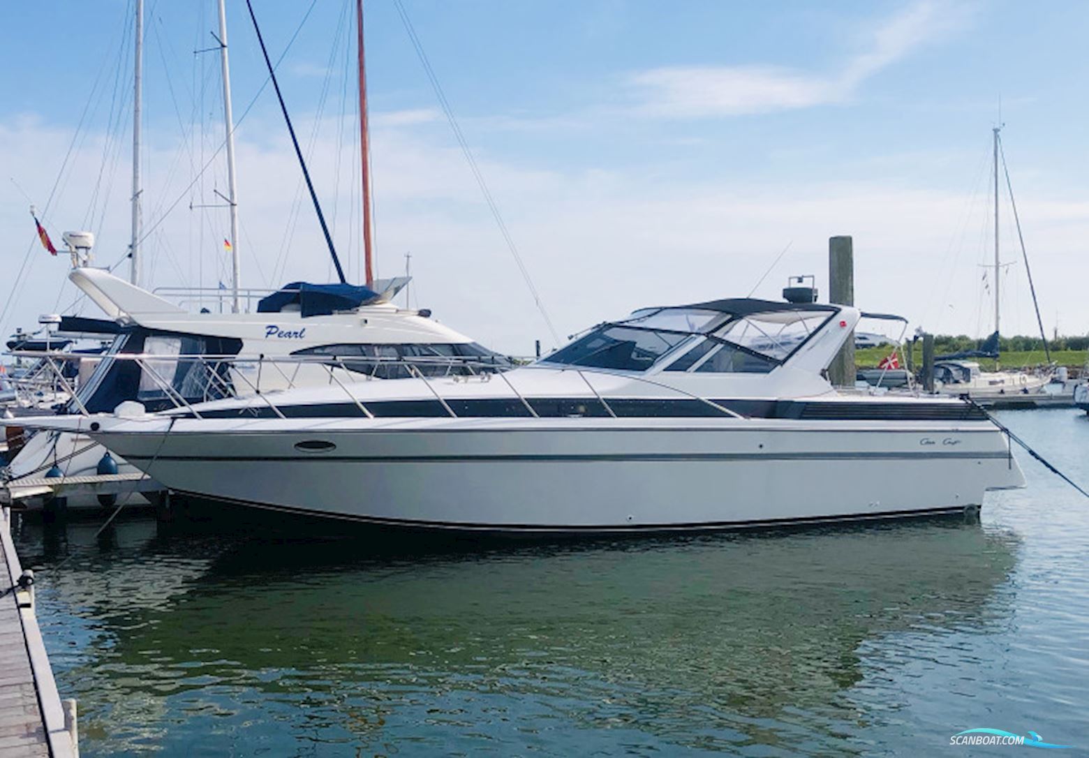 Chris Craft 412 Amerosport Motorbåd 1989, med Crusader 454 motor, Tyskland