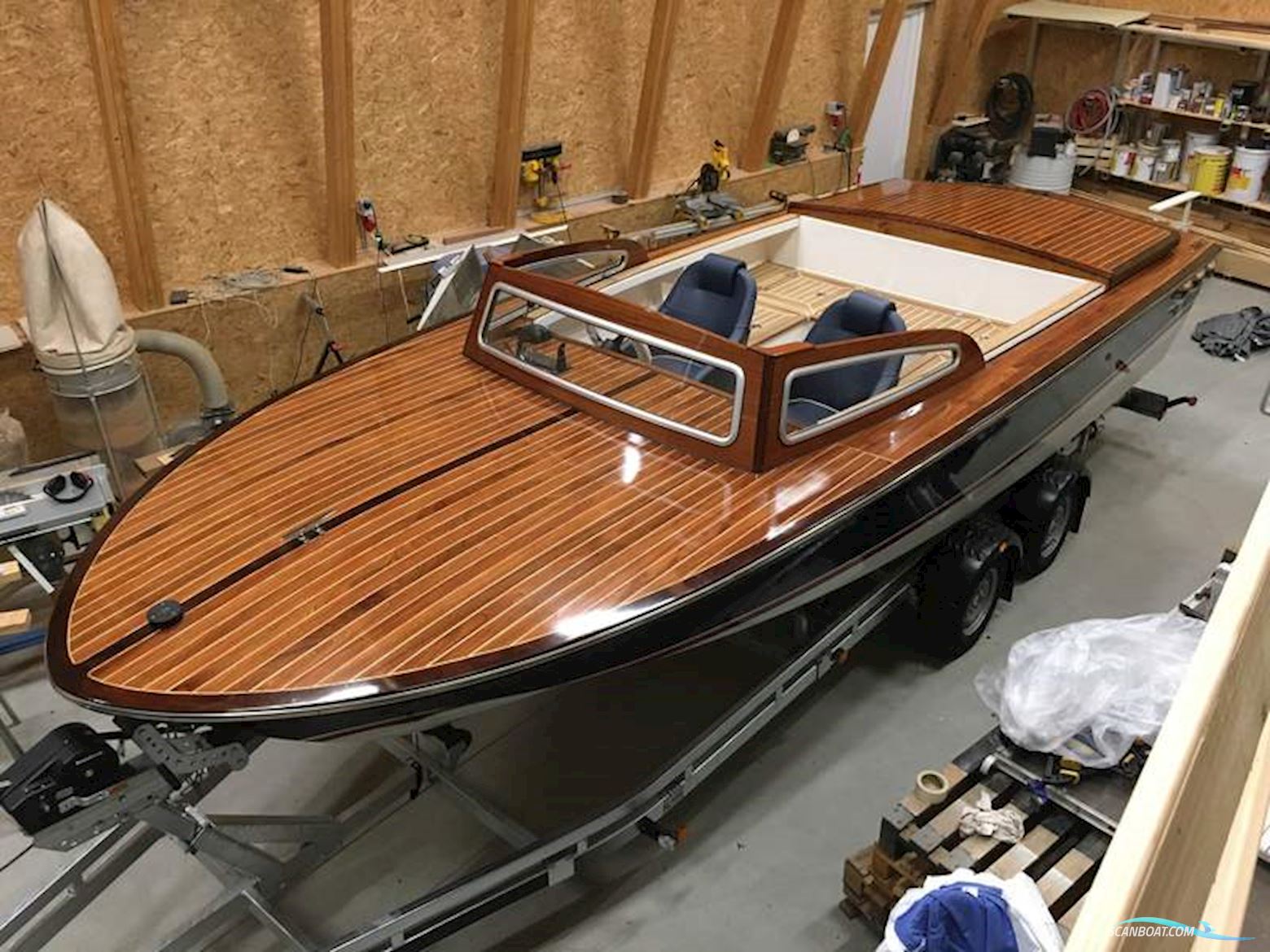 Classic Elegant Speedboat Motorbåd 2016, med Volvo Penta
 motor, Danmark
