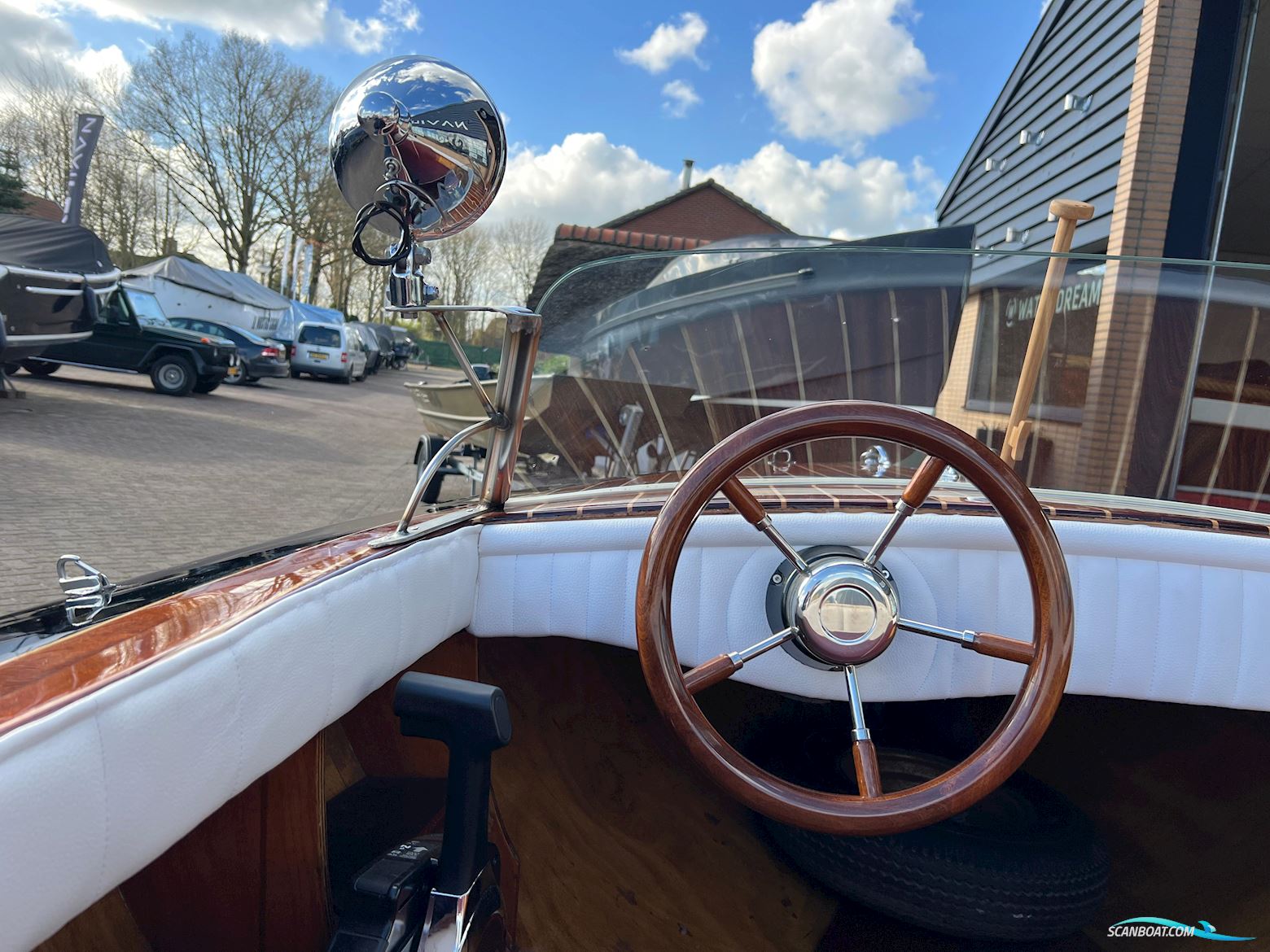 Classic Klassieke Houten Speedboot Bristo 450