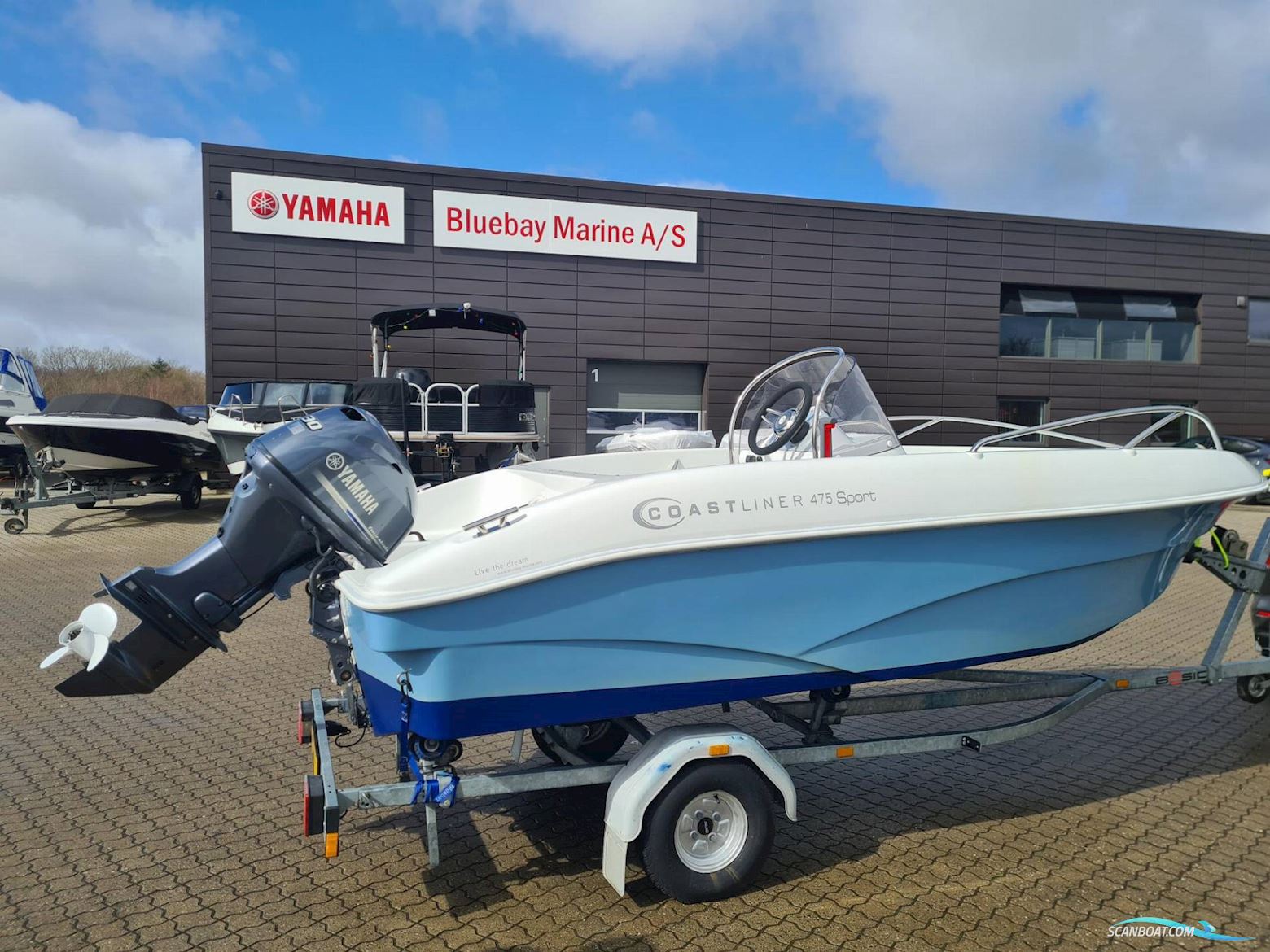 Coastliner 474 - Yamaha 30 HK/Udstyr Motorbåd 2016, med Yamaha F30Betl motor, Danmark