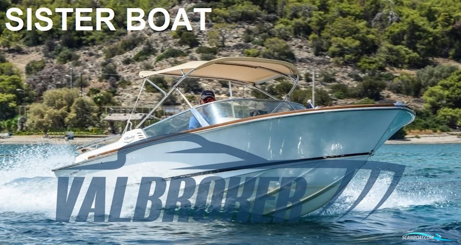 Colombo Super Indios 21 Motorbåd 1977, med Mercury Mercruiser MCM 260 motor, Italien