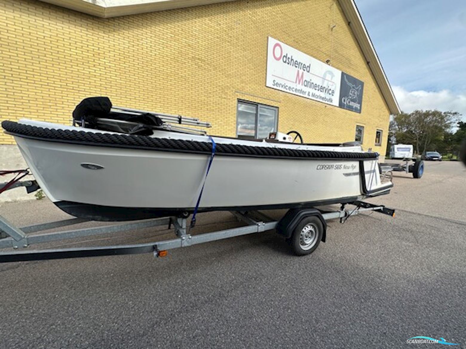 Corsiva 565 New Age (2019) Med Yamaha F40Fet og Brenderup Trailer Motorbåd 2019, med Yamaha motor, Danmark