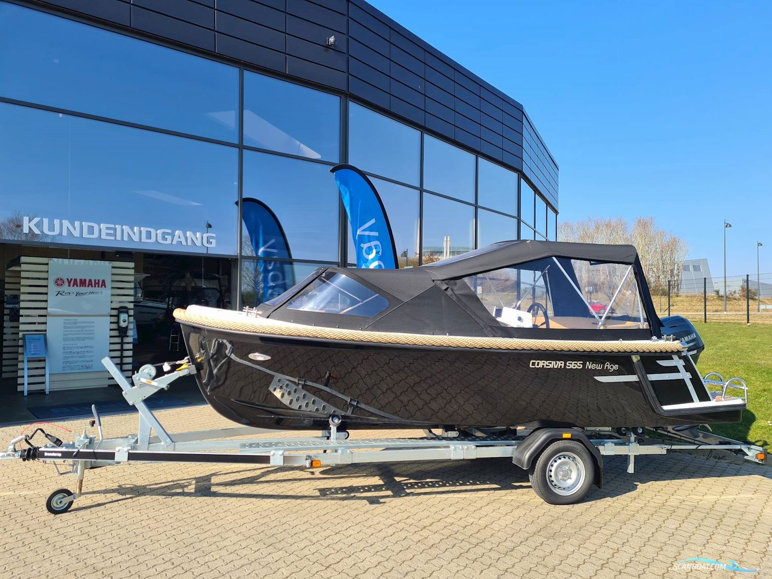 Corsiva 565 New Age - 25 HK Yamaha/Udstyr Motorbåd 2026, med Yamaha F25Gel motor, Danmark