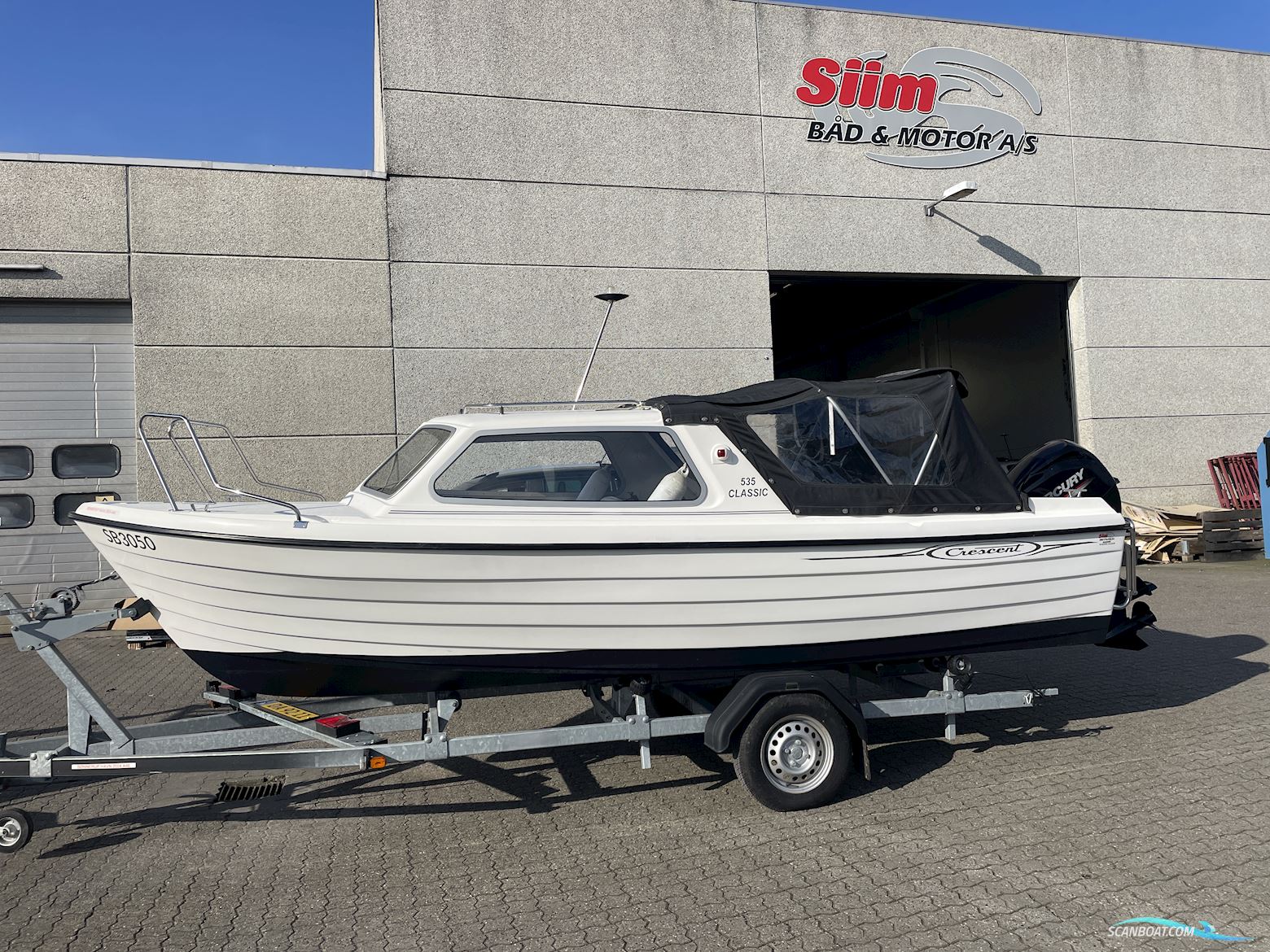 Cremo 550/Crescent 535 Classic Motorbåd 2019, med Mercury 40 hk 4-Takt motor, Danmark