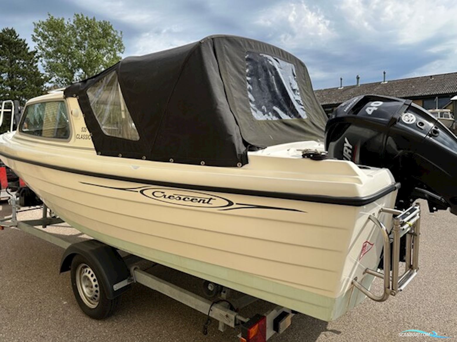 Crescent 535 Classic – Årgang 2020 Med Mercury 40 HK Efi – Kun 59 Timer Trailer 1000 KG 2022