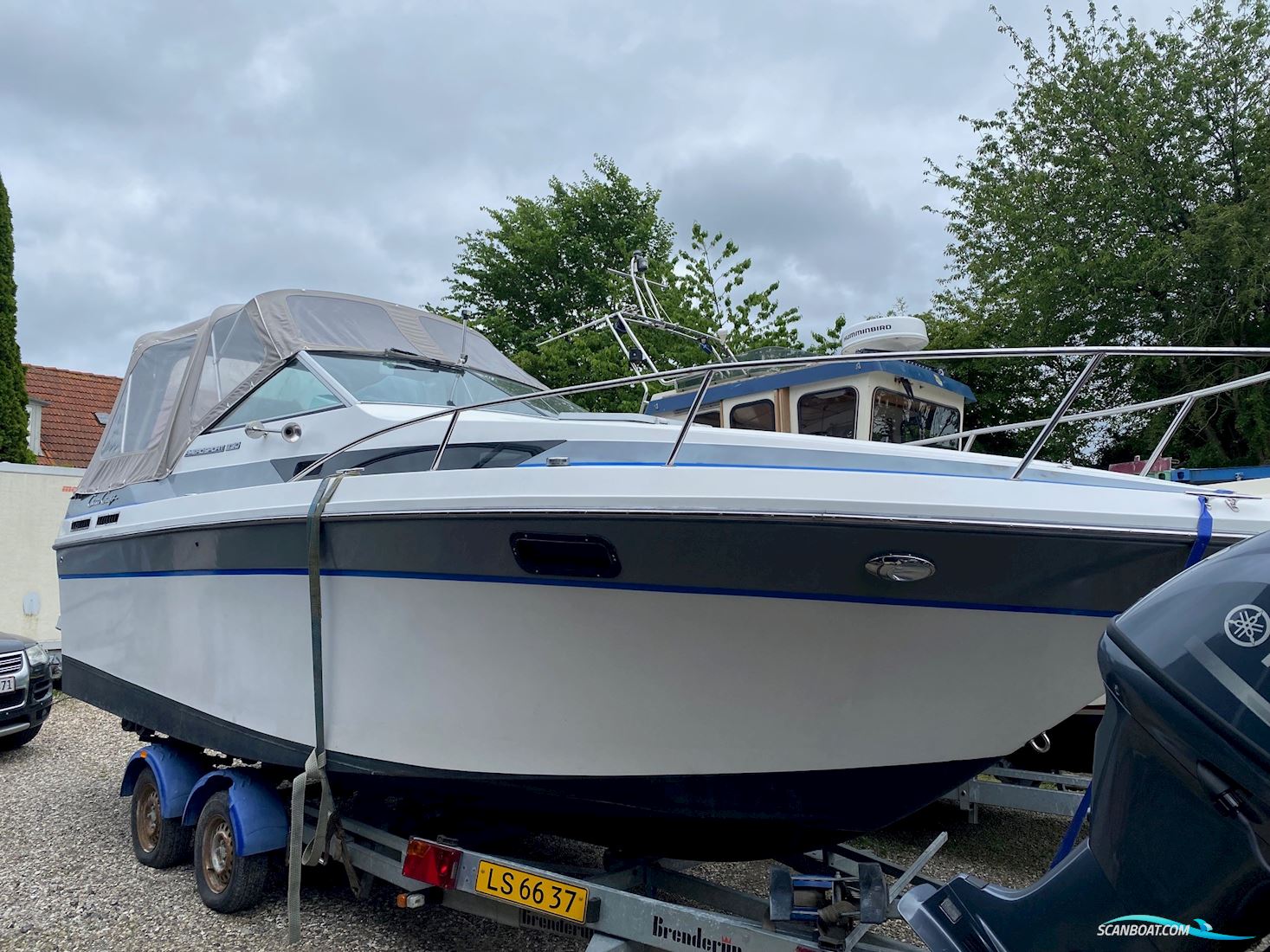 Cris Craft 230 Amerosport Motorbåd 1988, med Omc motor, Danmark