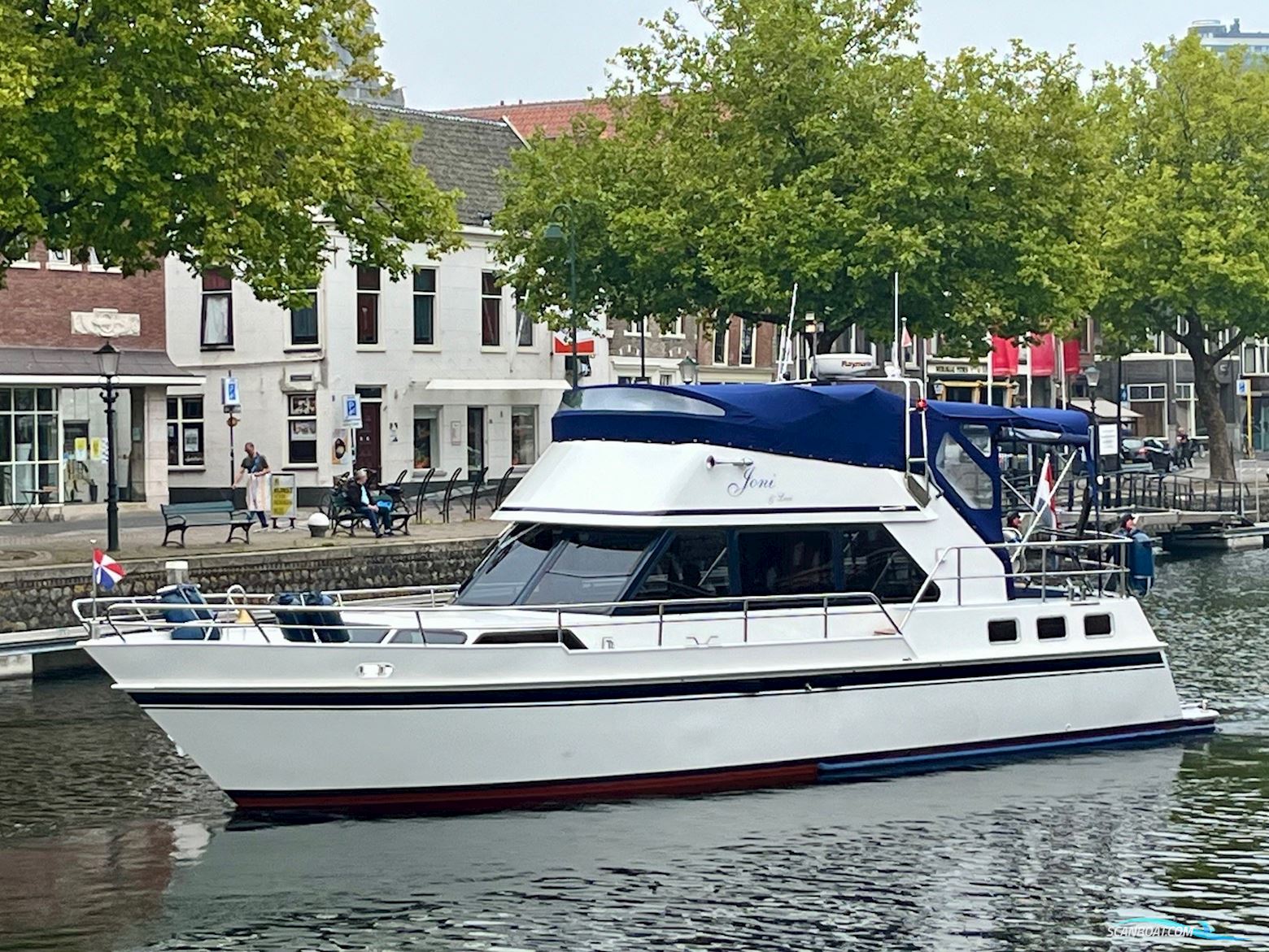 De Groot 13.50 Flybridge Motorbåd 1985, med Daf motor, Holland