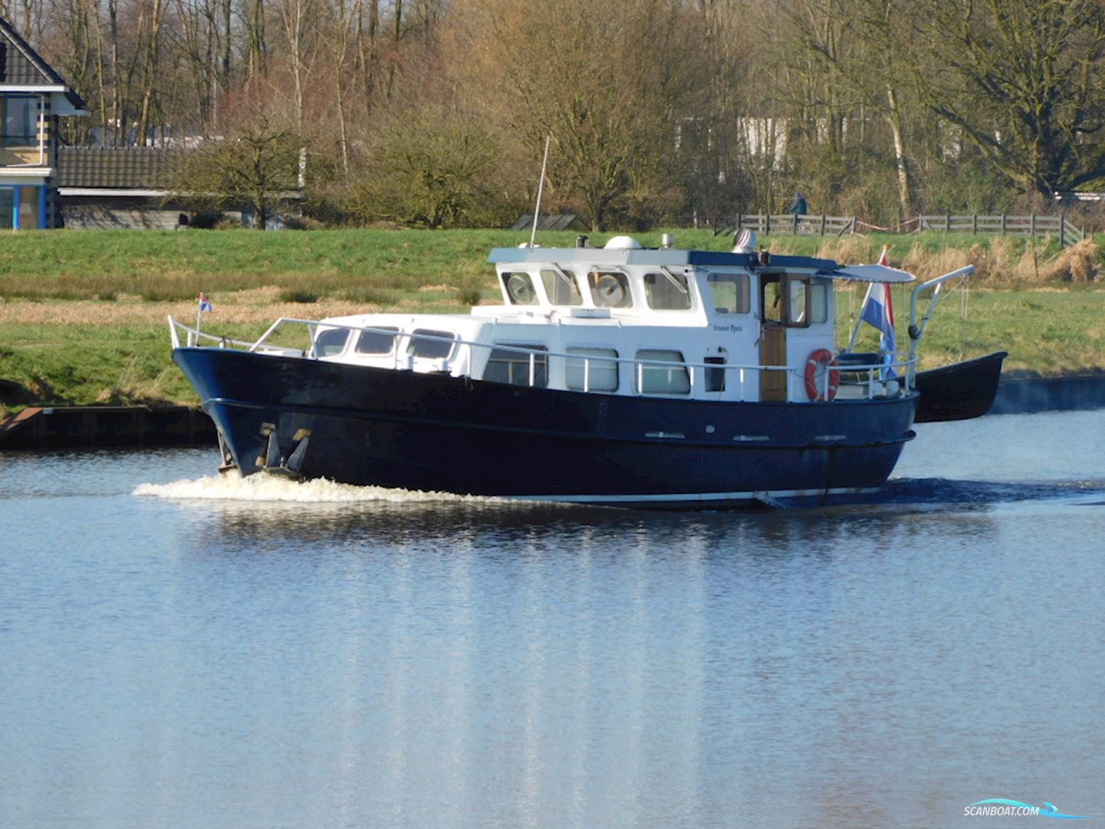 De Vries Lentsch 14.00 Kotter Motorbåd 1980, med Perkins Diesel motor, Holland