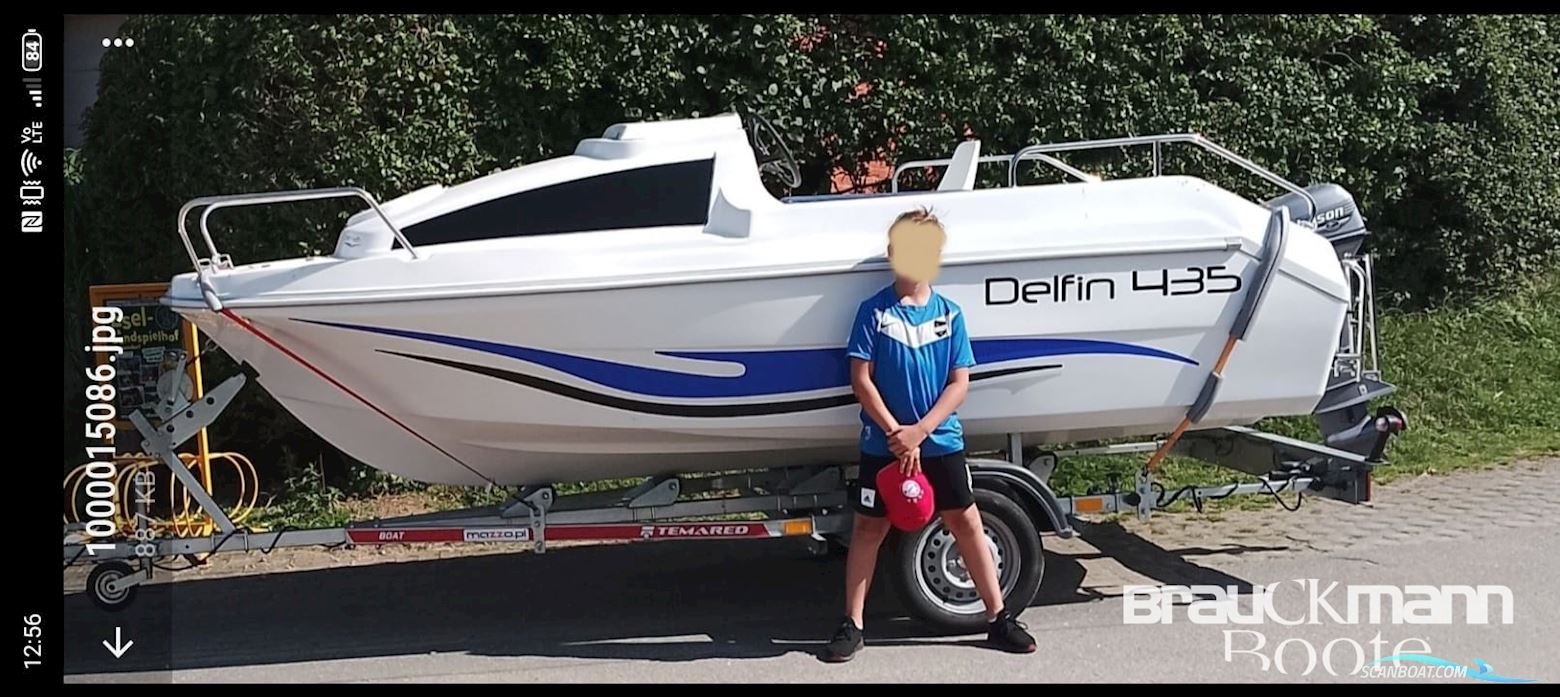 Delfin 435 Motorbåd 2022, med Johnson motor, Tyskland