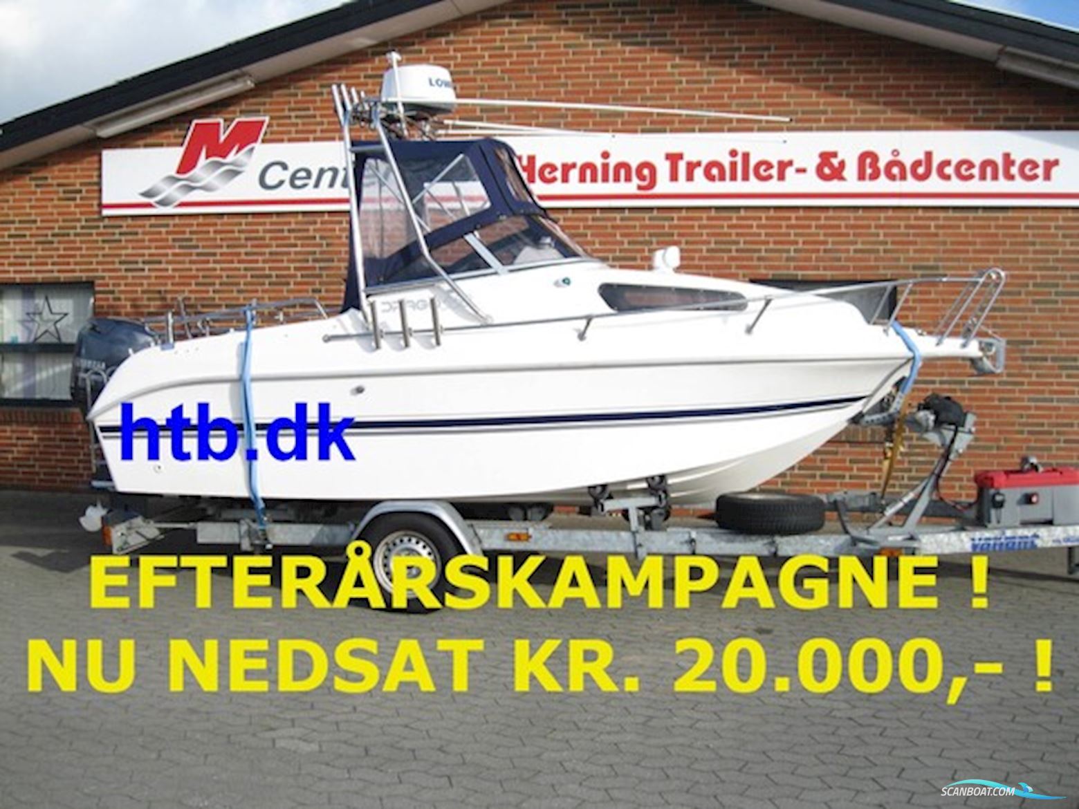 Drago 550 Fiesta m/Yamaha F100 hk 4-takt - NU NEDSAT KR. 20.000,- ! Motorbåd 2008, med Yamaha motor, Danmark