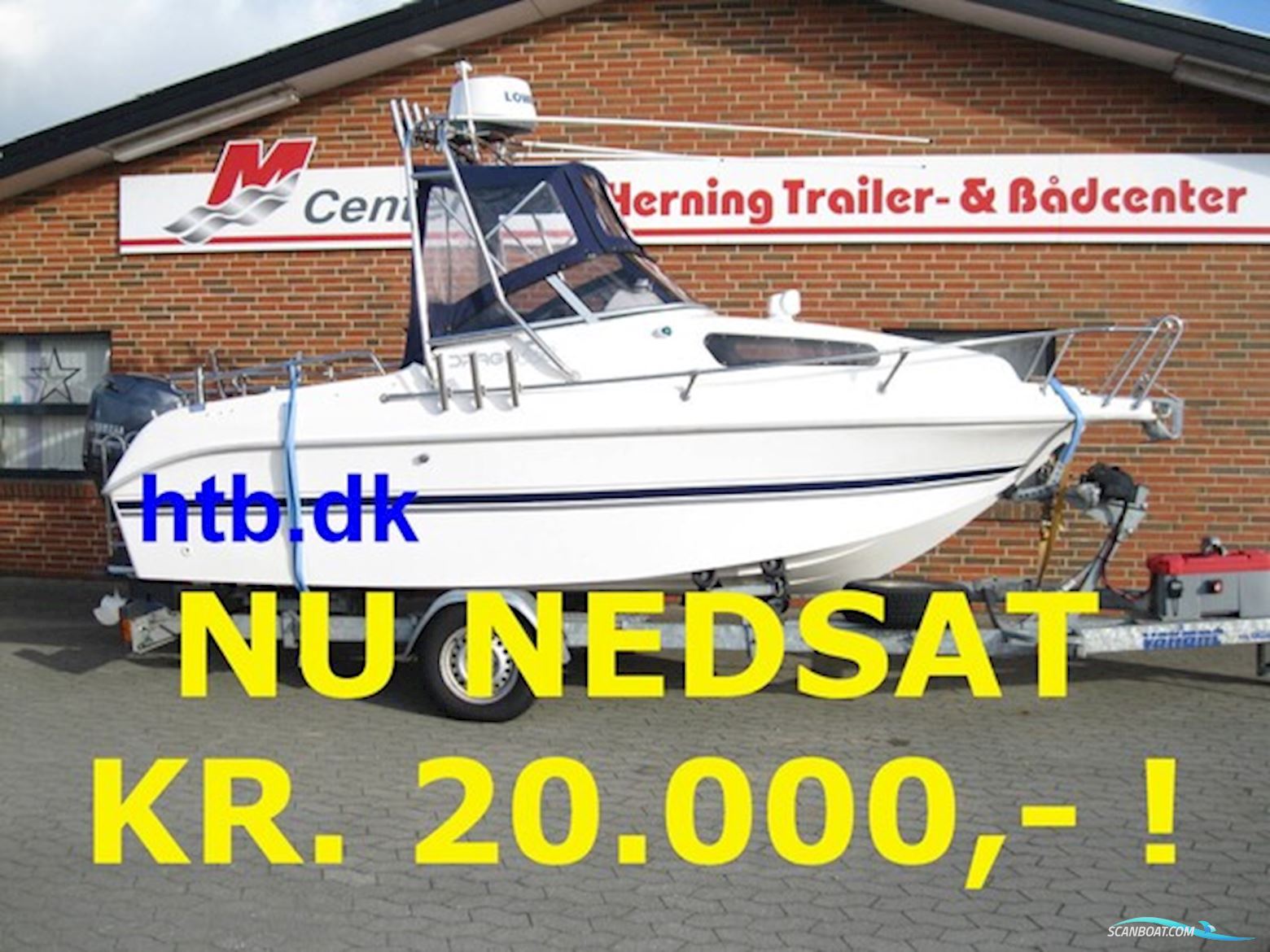 Drago 550 Fiesta m/Yamaha F100 hk 4-takt - NU NEDSAT KR. 20.000,- ! Motorbåd 2008, med Yamaha motor, Danmark