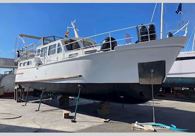 Dutch Steel Motor Yacht Motorbåd 1980, med Mercedes motor, Spanien
