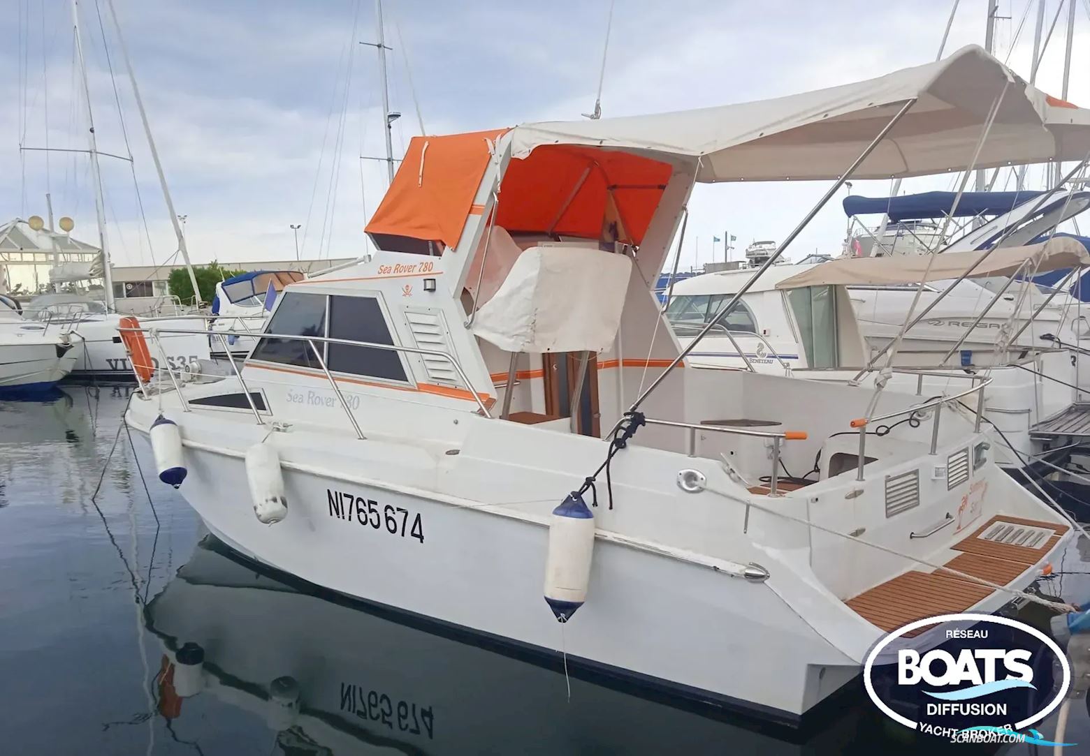Eider Marine Sea Rover 780 Motorbåd 1990, med Yanmar Turbo Diesel motor, Frankrig