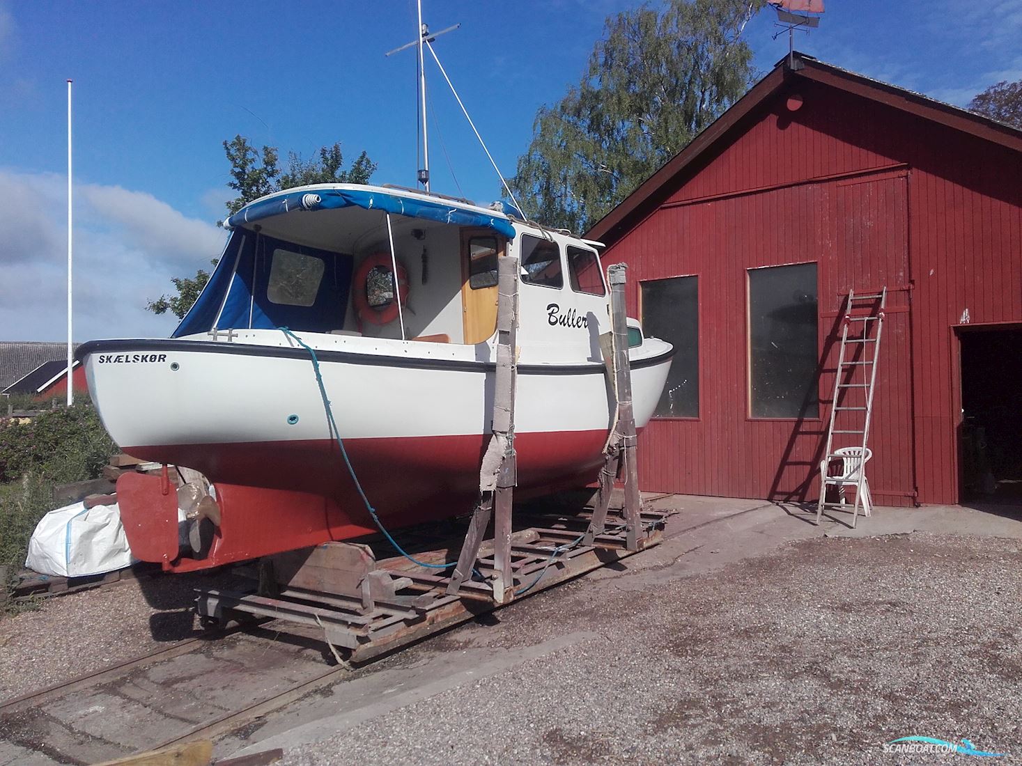 Ejvind Jolle 25 Fod Motorbåd 1979, med Mvm. 229.d motor, Danmark