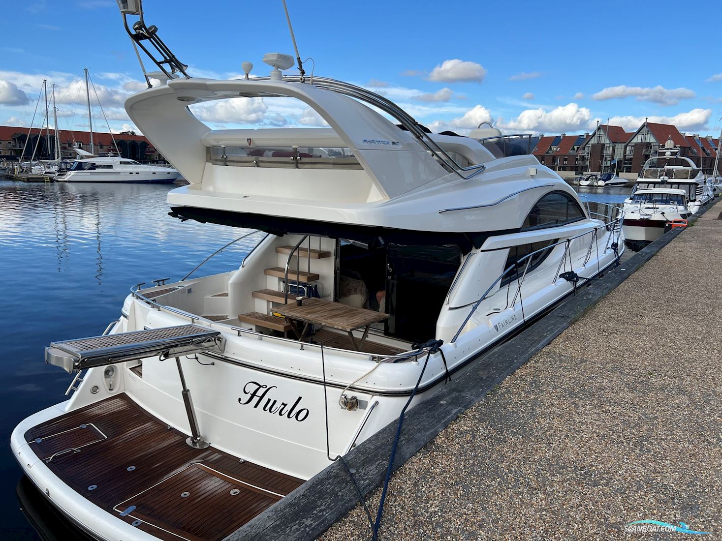 Fairline 50 Phantom Motorbåd 2007, med Volvo Penta D12 motor, Danmark