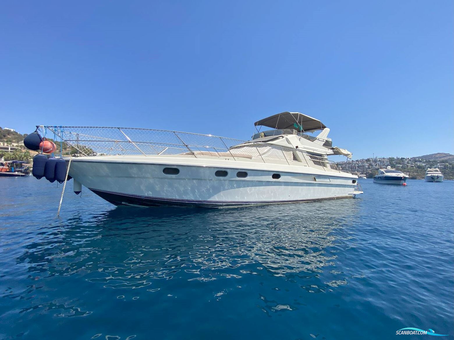 Fairline 55 Fly Bridge Motorbåd 1988, med Volvo Penta motor, Tyrkiet