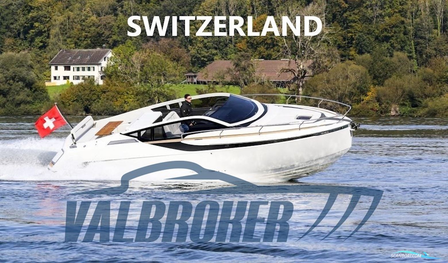 Fairline F-Line 33 Motorbåd 2020, med Volvo Penta D3-220 motor, Schweiz