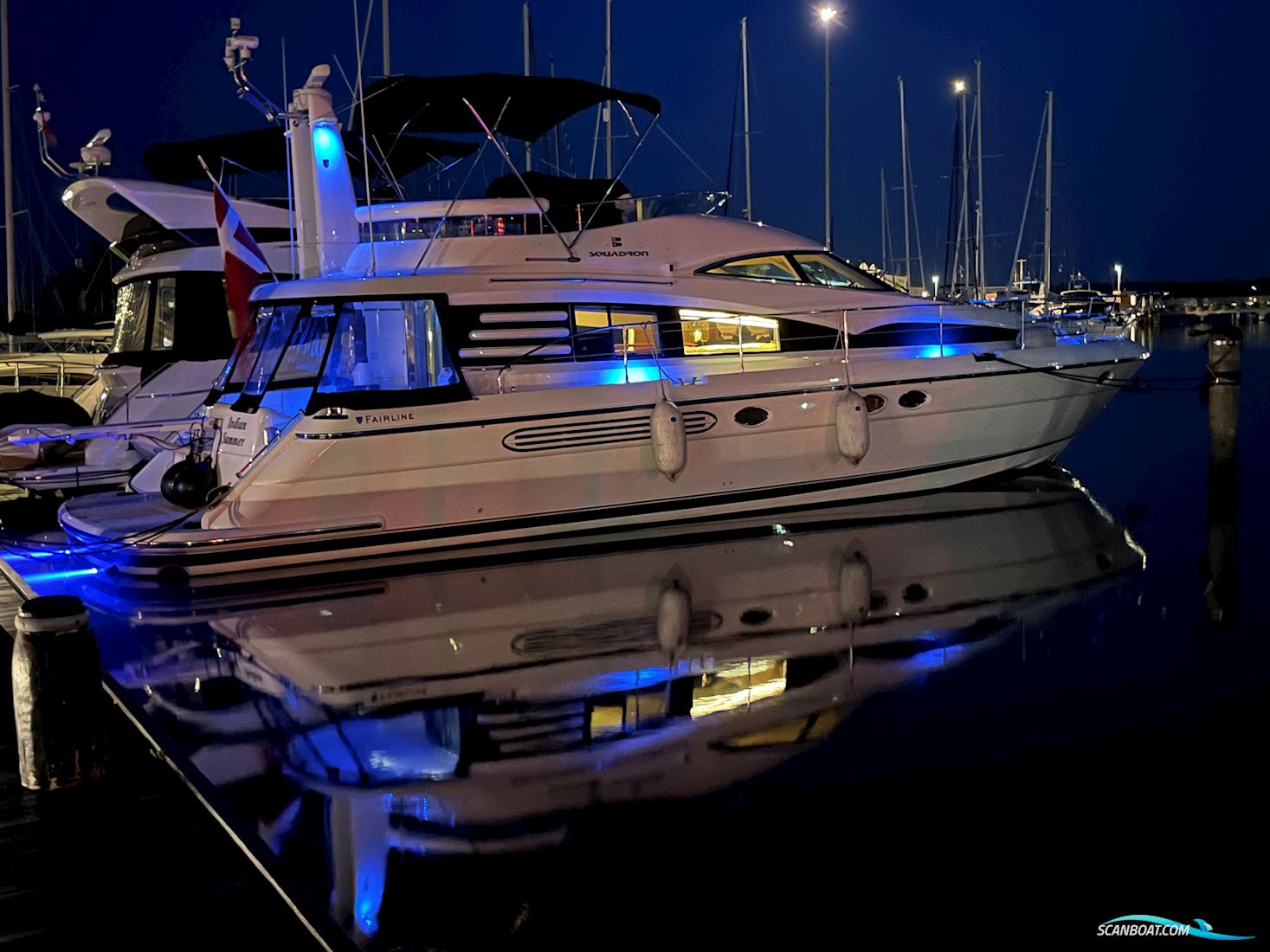 Fairline Squadron 52 - netop nedsat til 2.275.000 Motorbåd 2001, med Volvo Penta D12 motor, Danmark