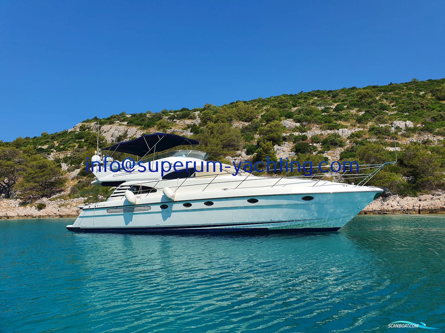 Fairline Squadron 55 Motorbåd 2001, med Volvo Penta motor, Kroatien