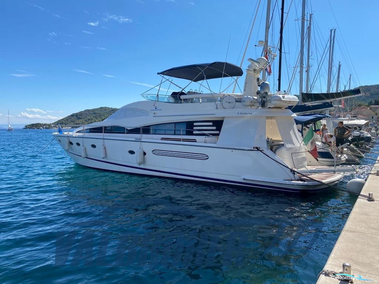 Fairline Squadron 62 Motorbåd 2000, med Man motor, Italien