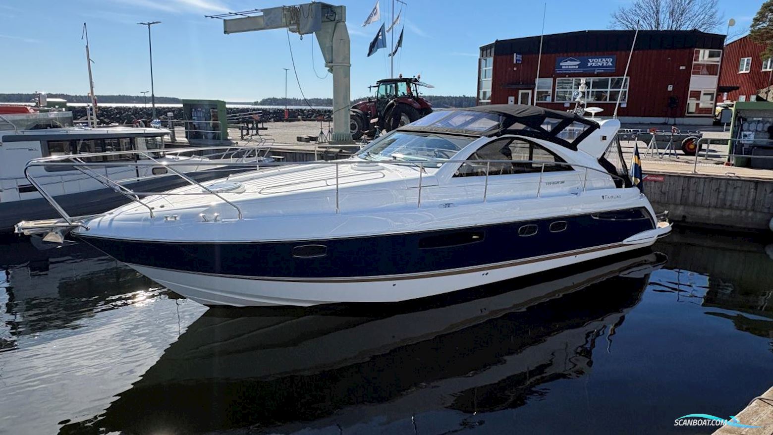 Fairline TARGA 38 Motorbåd 2008, med 2x Volvo Penta D4 300 hk Ca, 736h motor, Sverige
