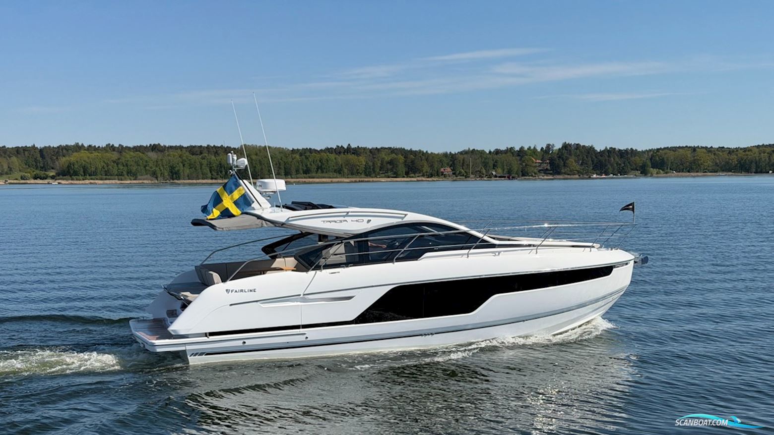 Fairline Targa 40 Motorbåd 2026, med 2x Volvo Penta D6-380 motor, Sverige