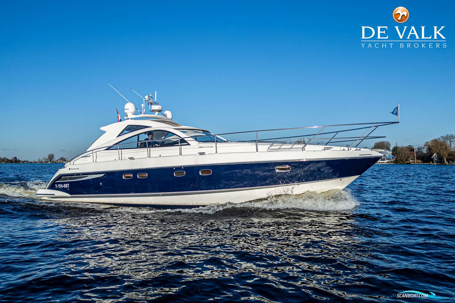 Fairline Targa 47 Gran Turismo Motorbåd 2009, med Volvo Penta motor, Holland