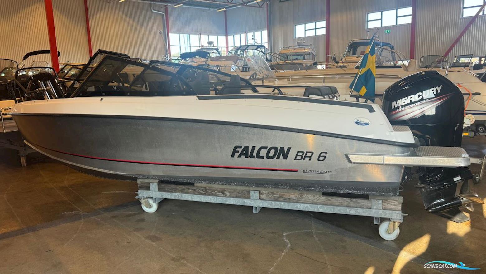 Falcon BR 6 Motorbåd 2018, med Mercury motor, Sverige