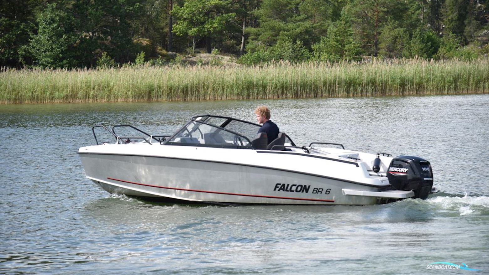 Falcon BR 6 Motorbåd 2021, med Mercury motor, Sverige