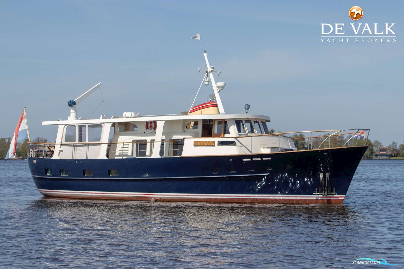 Feadship Canoe Stern Motorbåd 1962, med Mercedes motor, Holland