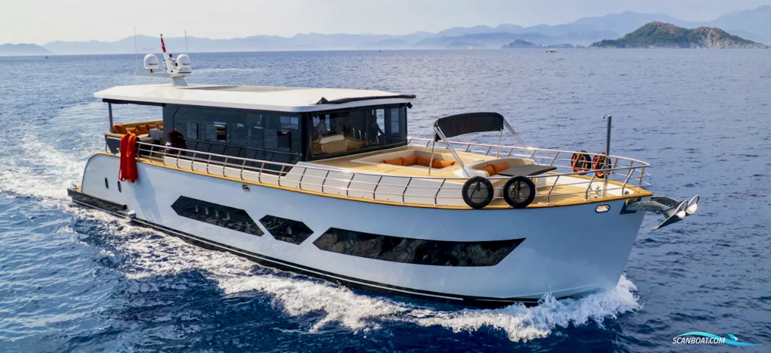 Fethiye Shipyard Myks22 Motorbåd 2024, med Cummins motor, Tyrkiet